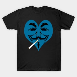 Smoking heart hacker T-Shirt